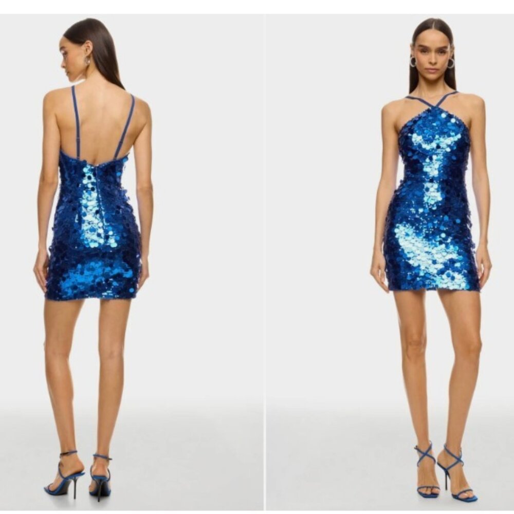 Dress the‎ Population Suri Dress Sequins Halter